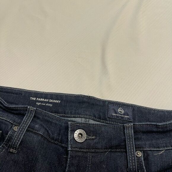 Adriano Goldschmied The Farrah High Rise Skinny Denim Jeans Size 30R - Picture 6 of 10